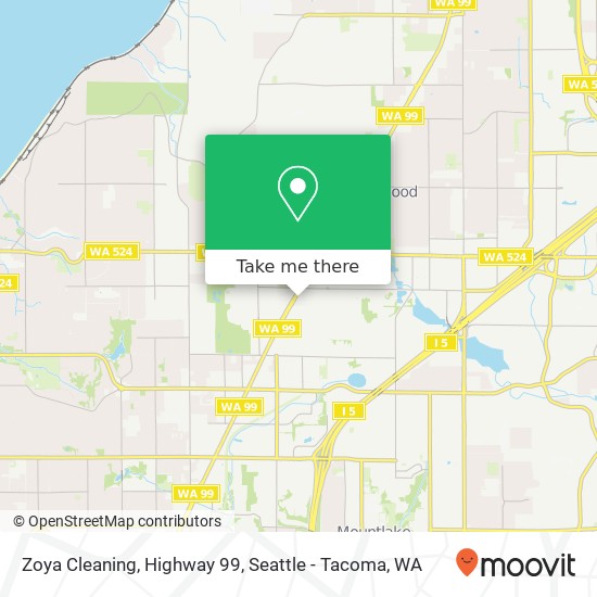 Zoya Cleaning, Highway 99 map