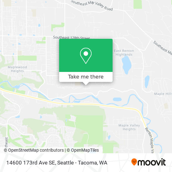 Mapa de 14600 173rd Ave SE