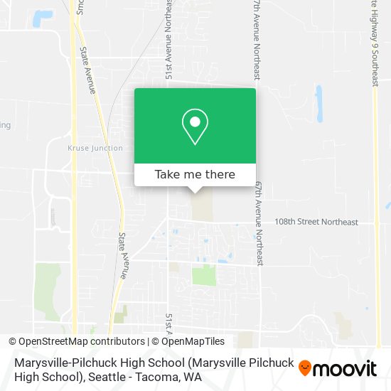 Marysville-Pilchuck High School map