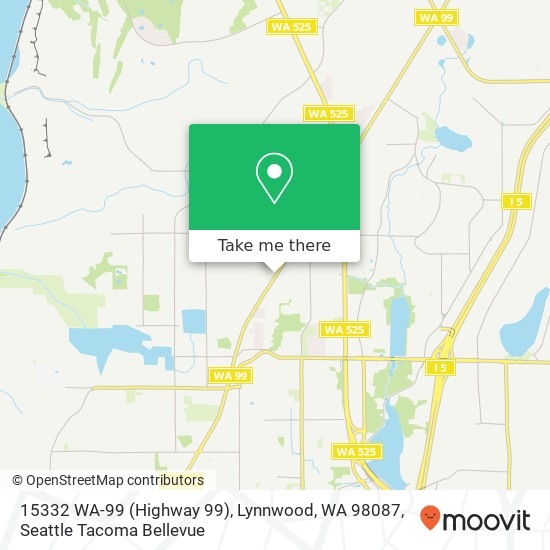 15332 WA-99 (Highway 99), Lynnwood, WA 98087 map