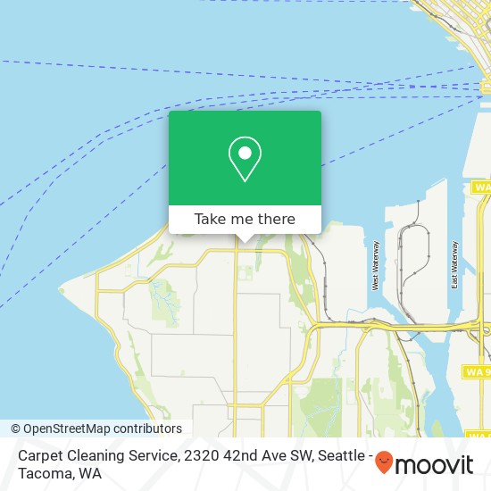 Mapa de Carpet Cleaning Service, 2320 42nd Ave SW