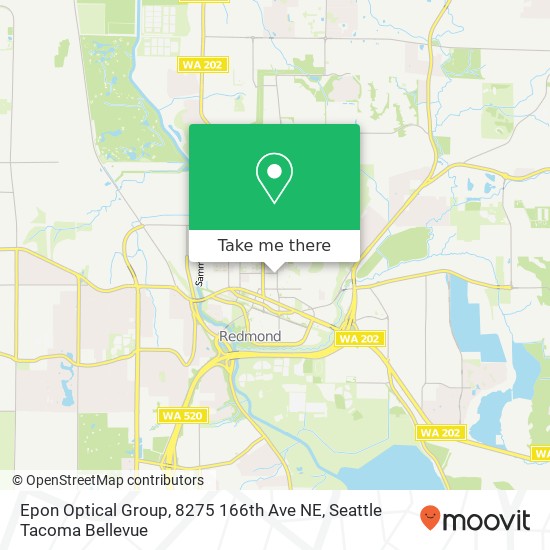 Epon Optical Group, 8275 166th Ave NE map
