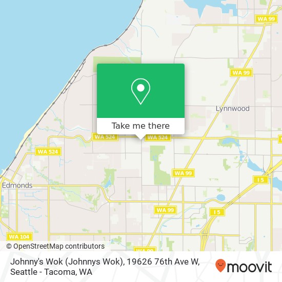 Johnny's Wok (Johnnys Wok), 19626 76th Ave W map