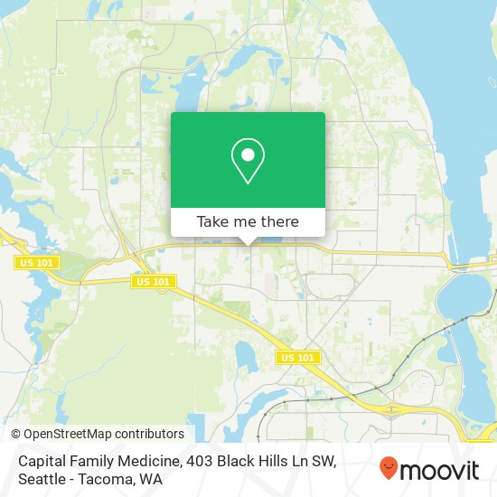 Mapa de Capital Family Medicine, 403 Black Hills Ln SW