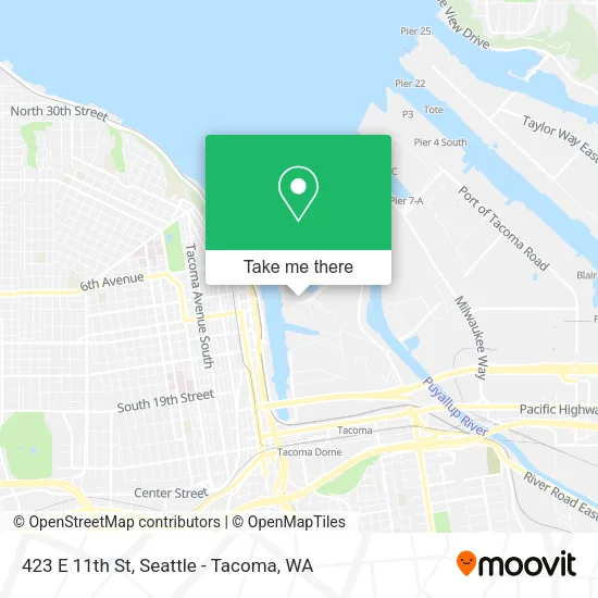 Mapa de 423 E 11th St
