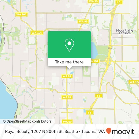 Royal Beauty, 1207 N 200th St map