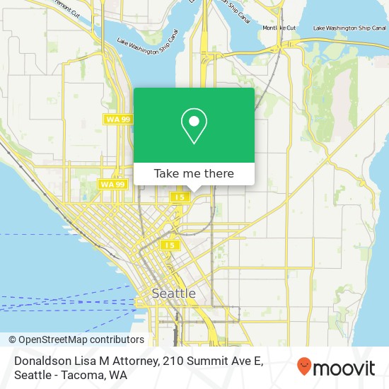 Donaldson Lisa M Attorney, 210 Summit Ave E map