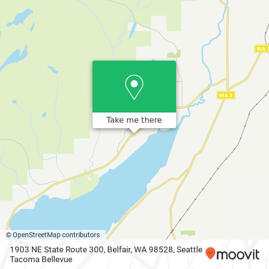 Mapa de 1903 NE State Route 300, Belfair, WA 98528