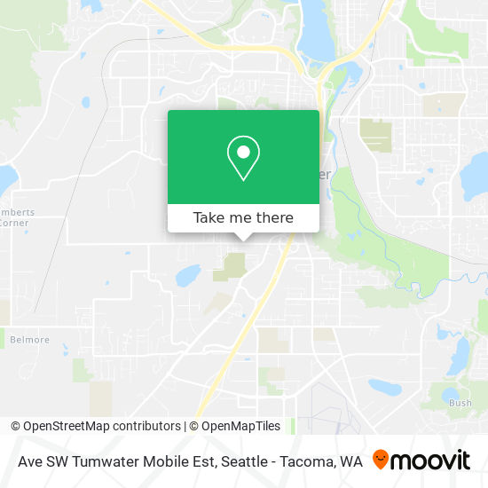 Mapa de Ave SW Tumwater Mobile Est