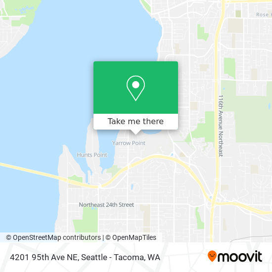 Mapa de 4201 95th Ave NE