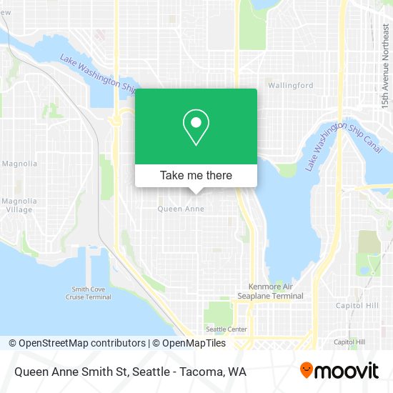 Queen Anne Smith St map