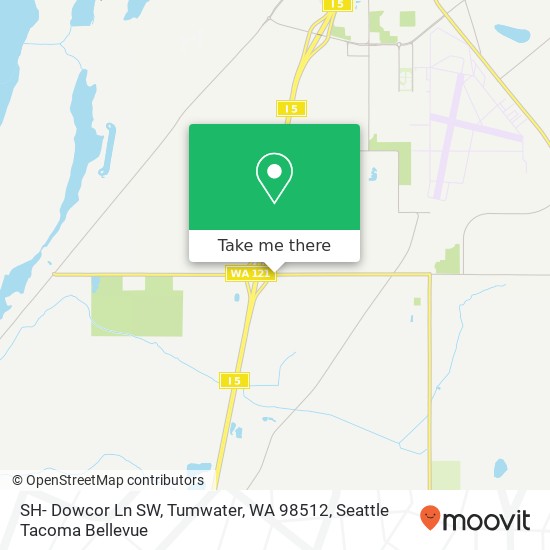 Mapa de SH- Dowcor Ln SW, Tumwater, WA 98512