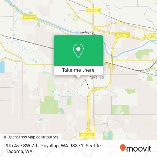 9th Ave SW 7th, Puyallup, WA 98371 map