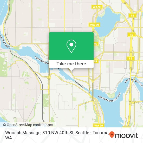 Woosah Massage, 310 NW 40th St map