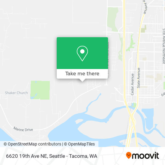 6620 19th Ave NE map