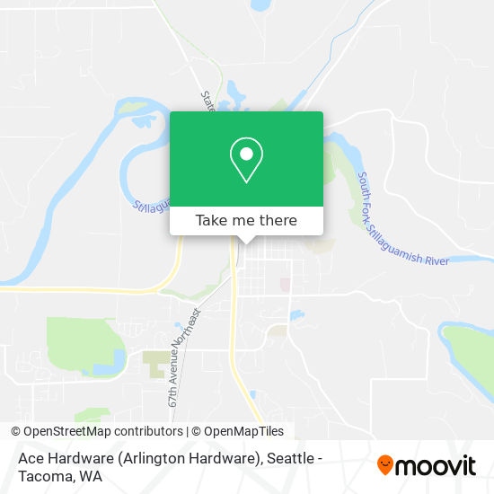 Mapa de Ace Hardware (Arlington Hardware)