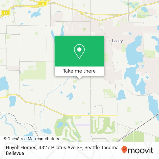 Mapa de Huynh Homes, 4327 Pilatus Ave SE