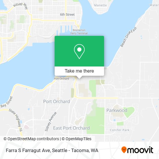 Farra S Farragut Ave map