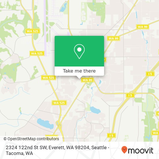 Mapa de 2324 122nd St SW, Everett, WA 98204