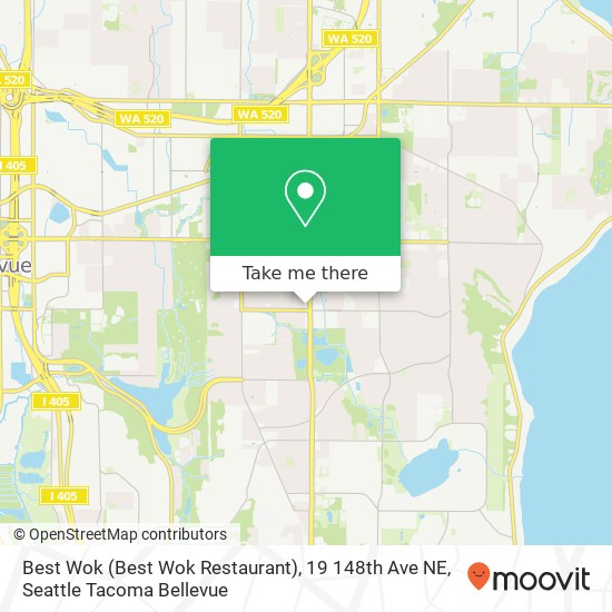 Mapa de Best Wok (Best Wok Restaurant), 19 148th Ave NE