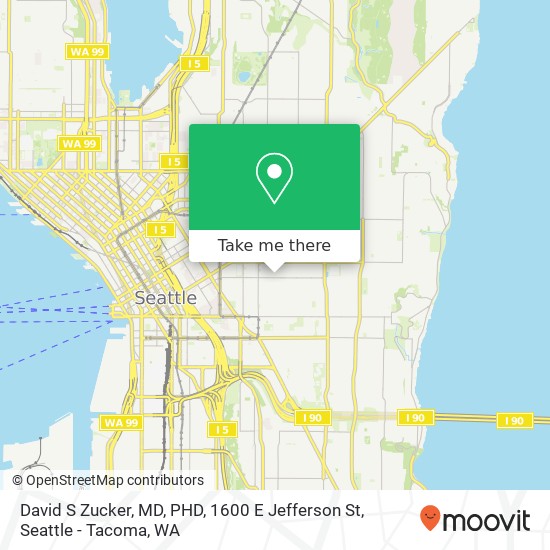 David S Zucker, MD, PHD, 1600 E Jefferson St map