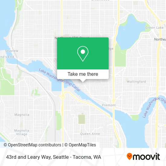 Mapa de 43rd and Leary Way