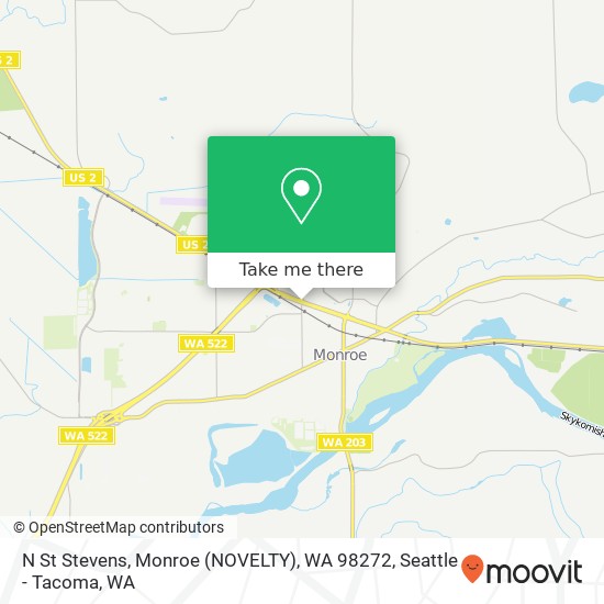 N St Stevens, Monroe (NOVELTY), WA 98272 map