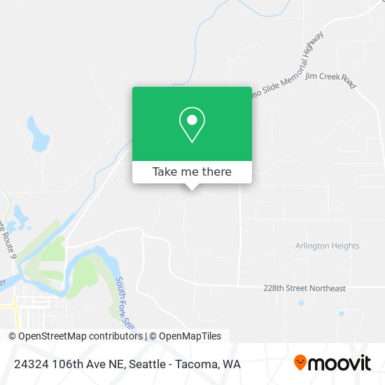 Mapa de 24324 106th Ave NE