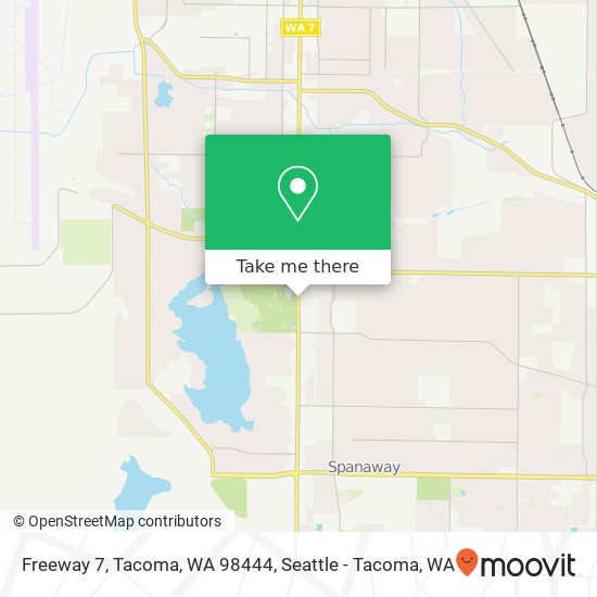 Freeway 7, Tacoma, WA 98444 map