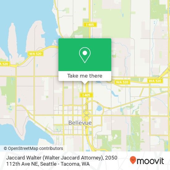 Mapa de Jaccard Walter (Walter Jaccard Attorney), 2050 112th Ave NE