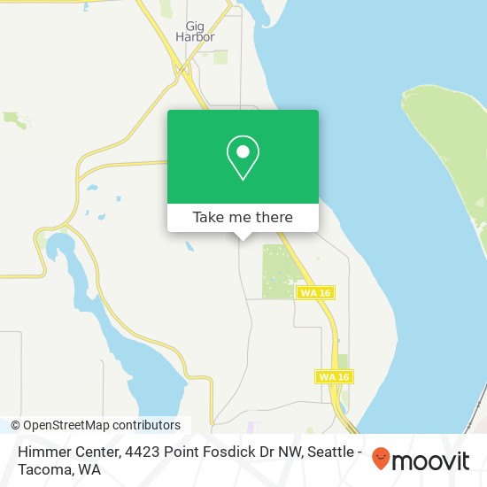 Mapa de Himmer Center, 4423 Point Fosdick Dr NW