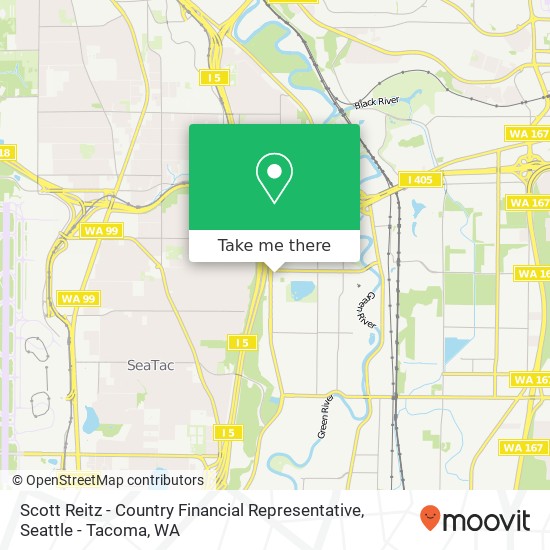 Mapa de Scott Reitz - Country Financial Representative