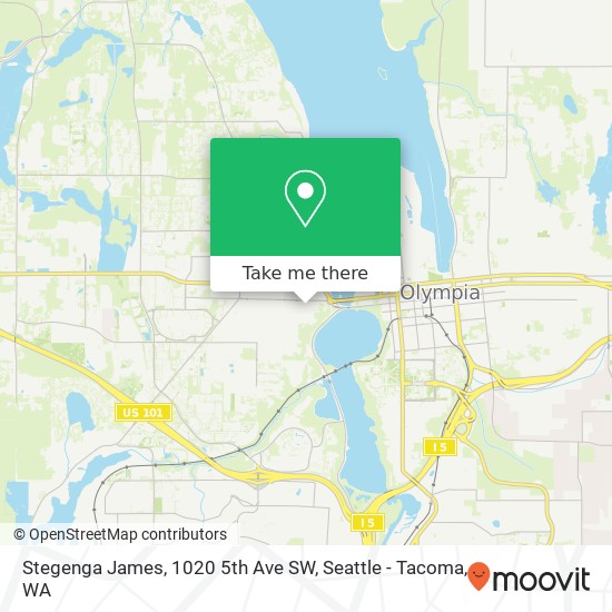 Stegenga James, 1020 5th Ave SW map