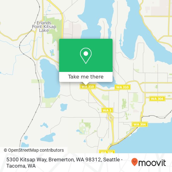 Mapa de 5300 Kitsap Way, Bremerton, WA 98312