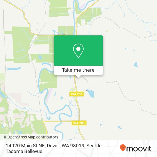 Mapa de 14020 Main St NE, Duvall, WA 98019