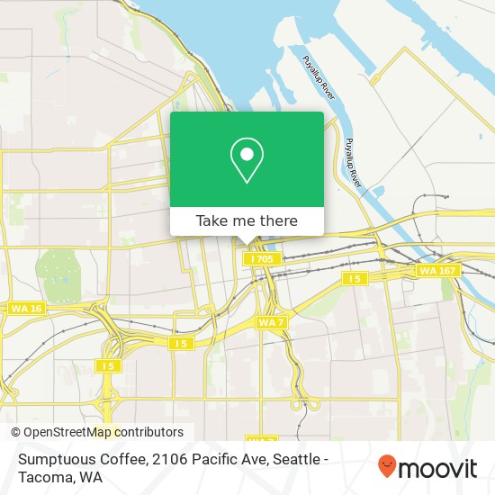 Mapa de Sumptuous Coffee, 2106 Pacific Ave