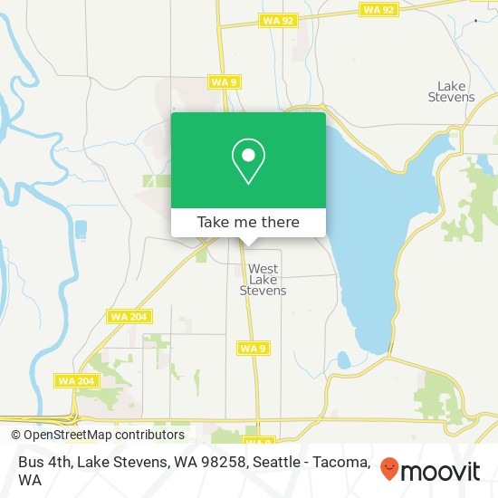 Mapa de Bus 4th, Lake Stevens, WA 98258