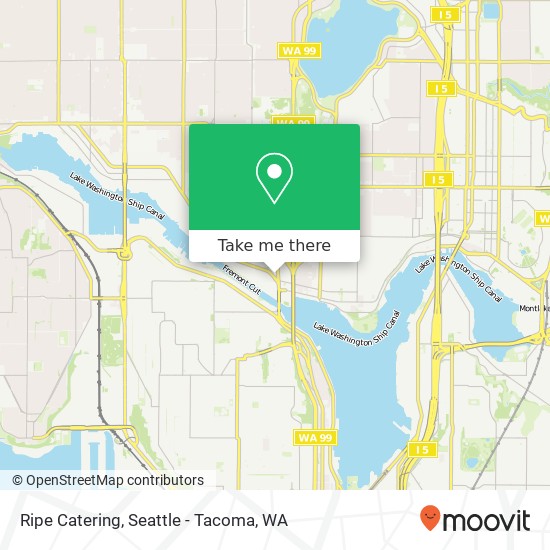 Ripe Catering map