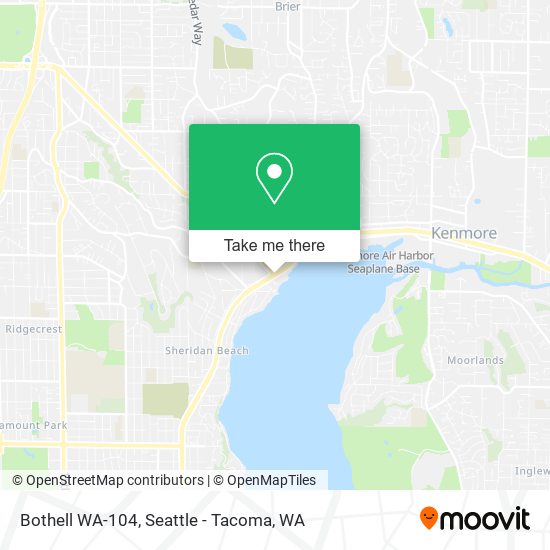 Bothell WA-104 map