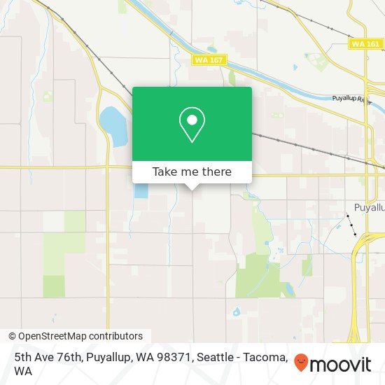 5th Ave 76th, Puyallup, WA 98371 map