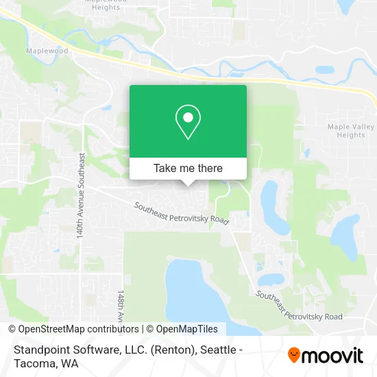 Mapa de Standpoint Software, LLC. (Renton)