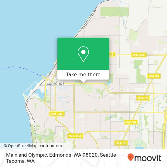 Mapa de Main and Olympic, Edmonds, WA 98020