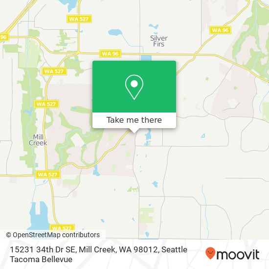 15231 34th Dr SE, Mill Creek, WA 98012 map