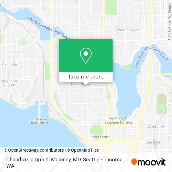 Chandra Campbell Maloney, MD map