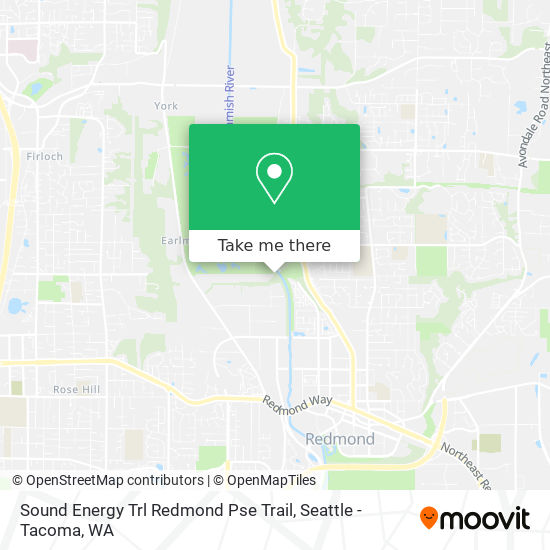 Mapa de Sound Energy Trl Redmond Pse Trail