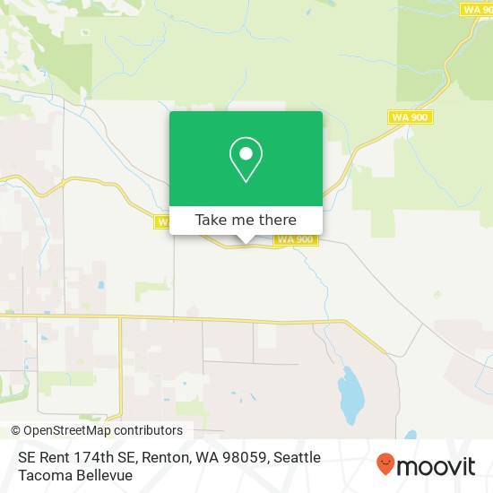 Mapa de SE Rent 174th SE, Renton, WA 98059