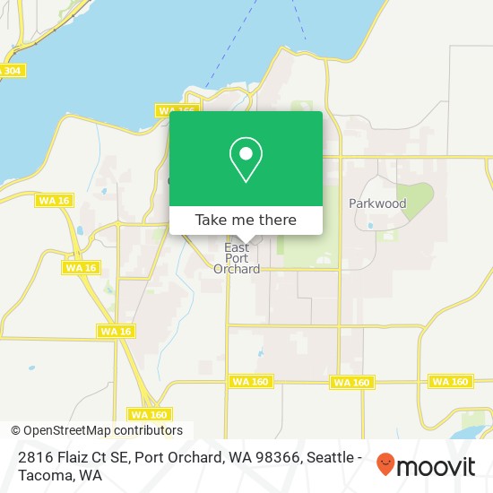 2816 Flaiz Ct SE, Port Orchard, WA 98366 map