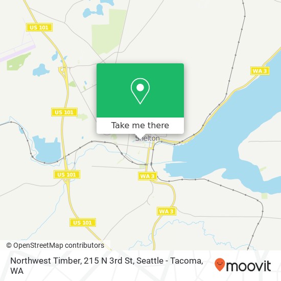Mapa de Northwest Timber, 215 N 3rd St