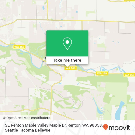 SE Renton Maple Valley Maple Dr, Renton, WA 98058 map