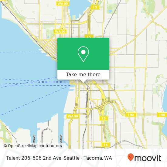 Mapa de Talent 206, 506 2nd Ave